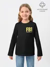 Детский лонгслив / FBI. Female Body Inspector.