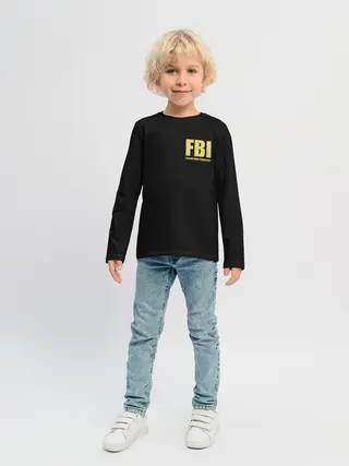 Детский лонгслив / FBI. Female Body Inspector.