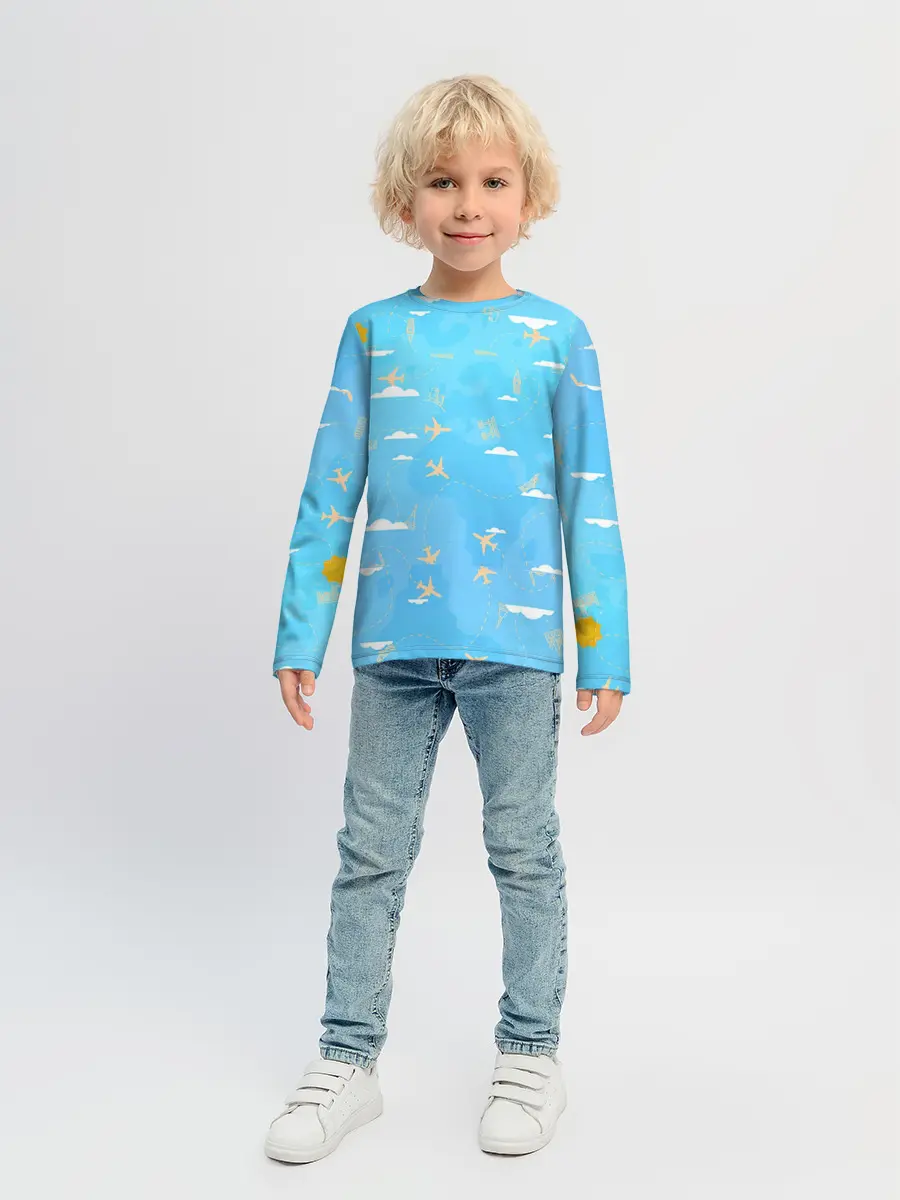 Детский лонгслив / мое путешествие