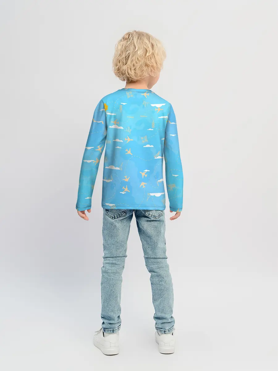 Детский лонгслив / мое путешествие