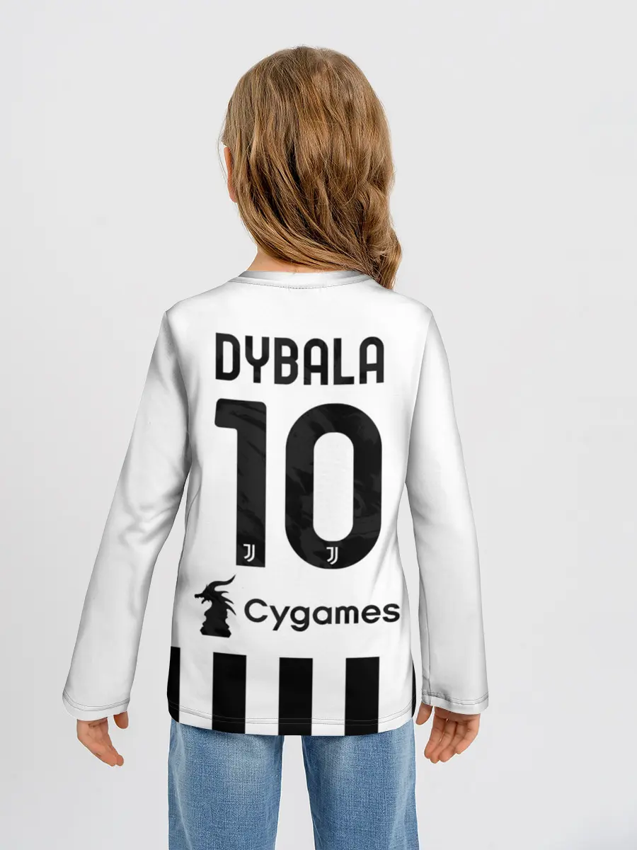 Детский лонгслив / Дибала Ювентус форма 2021/2022