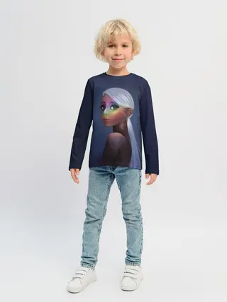 Детский лонгслив / Ариана в тени