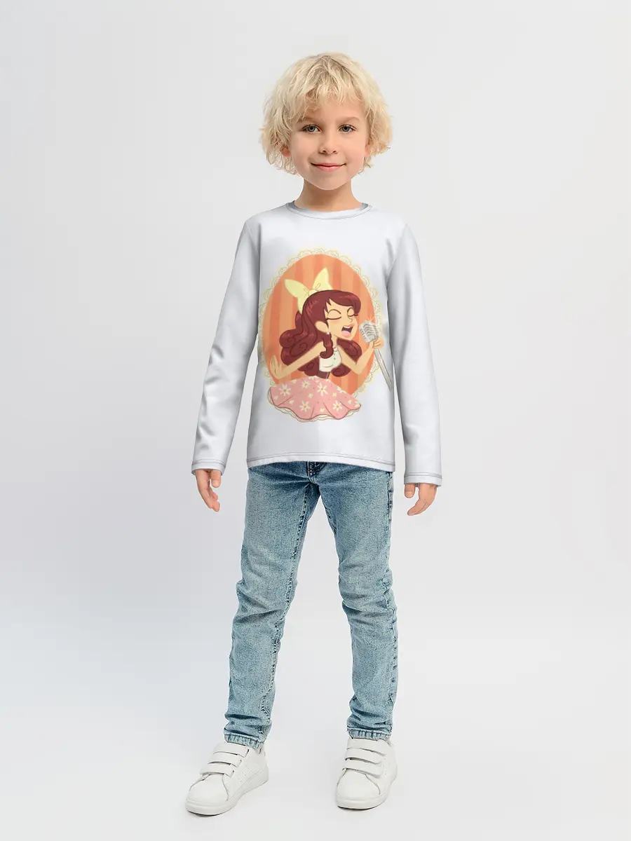 Детский лонгслив / Рисунок Арианы