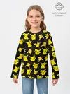 Детский лонгслив / ПИКАЧУ ПАТТЕРН / PIKA PIKACHU /