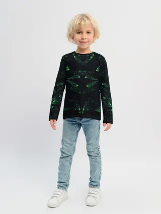 Детский лонгслив / Орнамент Майя