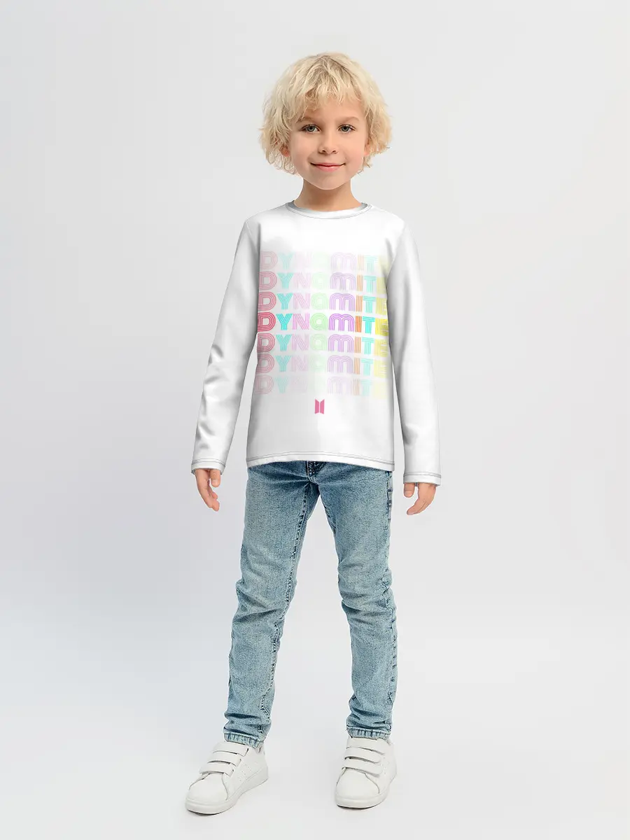 Детский лонгслив / DYNAMITE | BTS ver.2