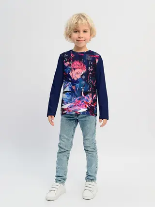 Детский лонгслив / Сукуна Двуликий Магическая битва