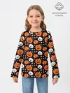 Детский лонгслив / Patern Halloween 17