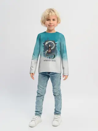 Детский лонгслив / Каонаси и Хаку Унесённые призраками