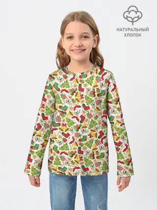 Детский лонгслив / Merry Christmas