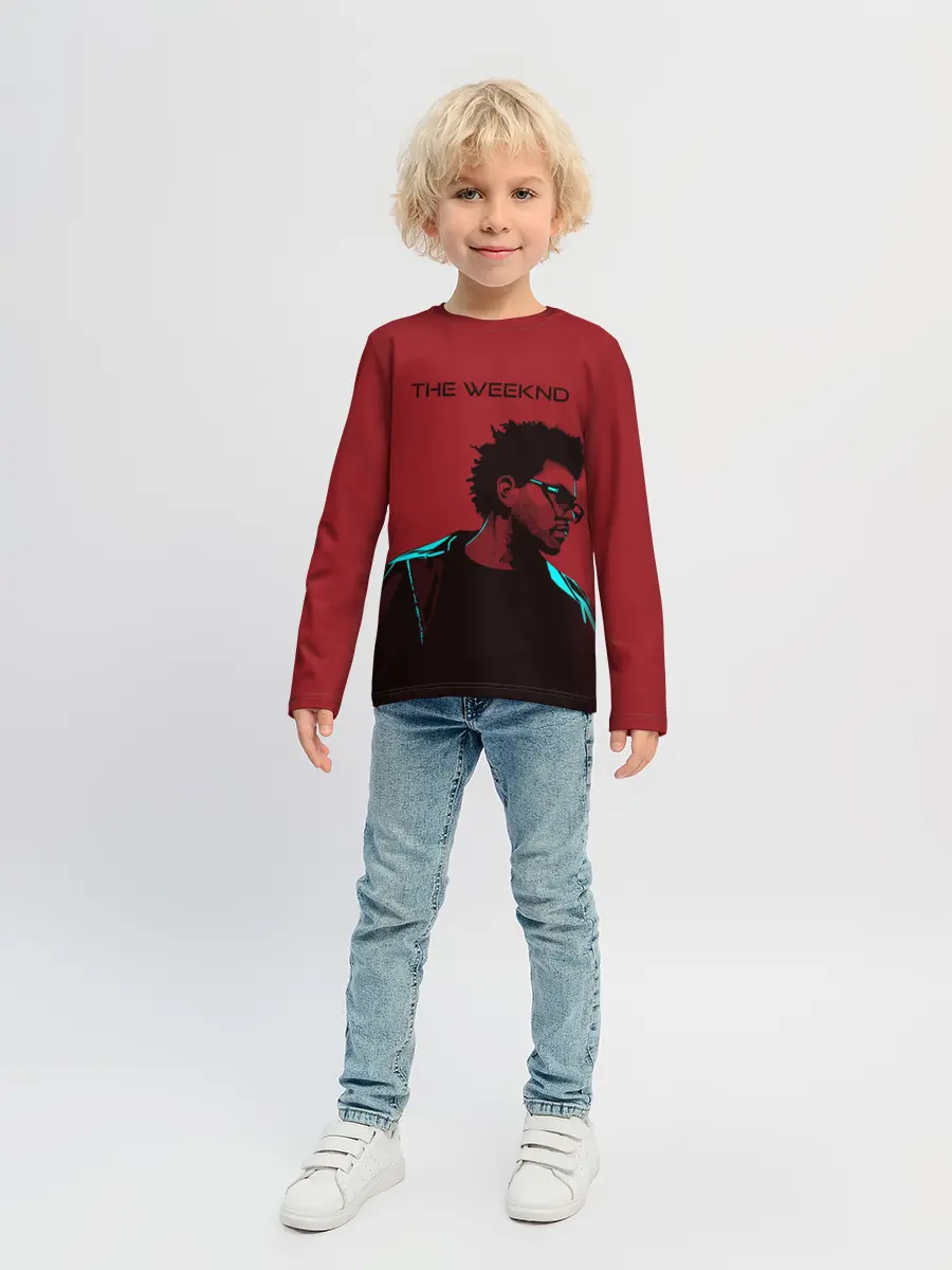 Детский лонгслив / The red weekend