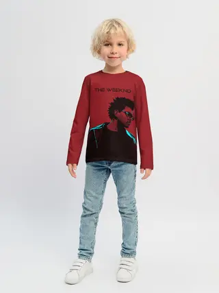 Детский лонгслив / The red weekend
