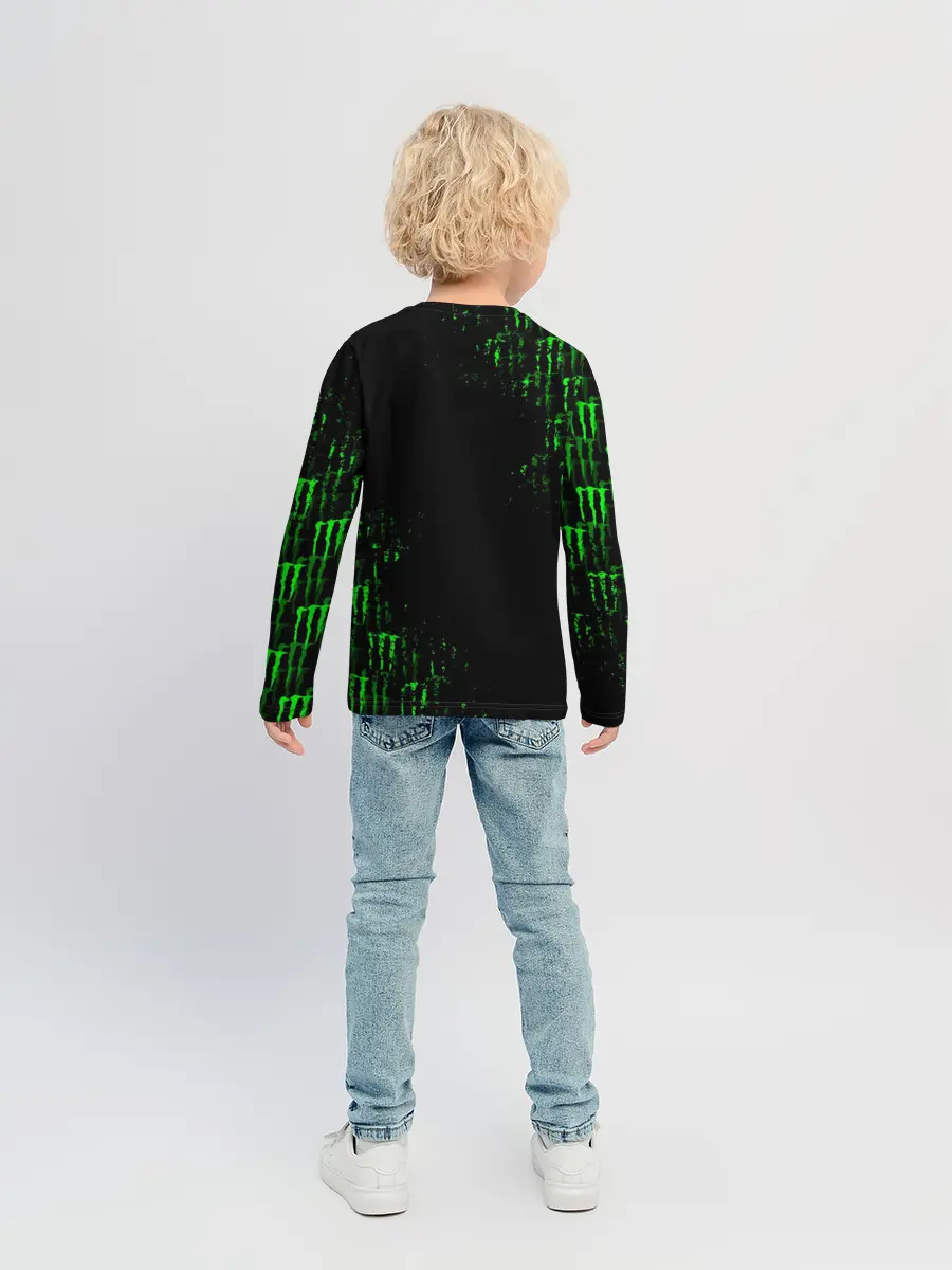 Детский лонгслив / MONSTER ENERGY NEON | МОНСТЕР НЕОН