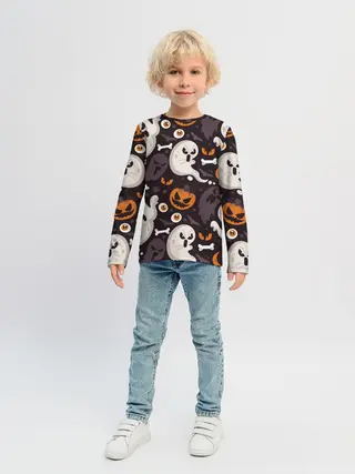 Детский лонгслив / Мрачный праздник
