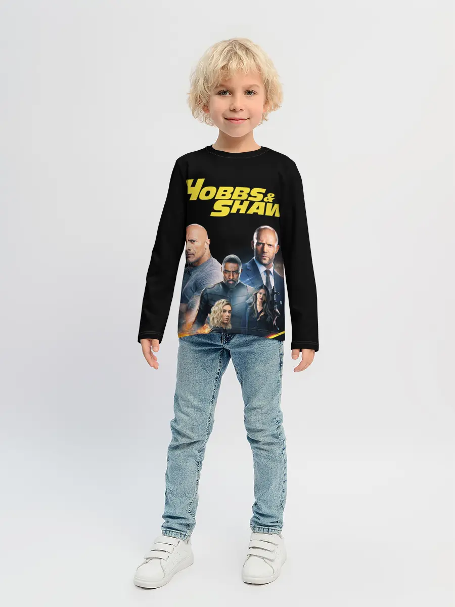 Детский лонгслив / Hobbs & Shaw