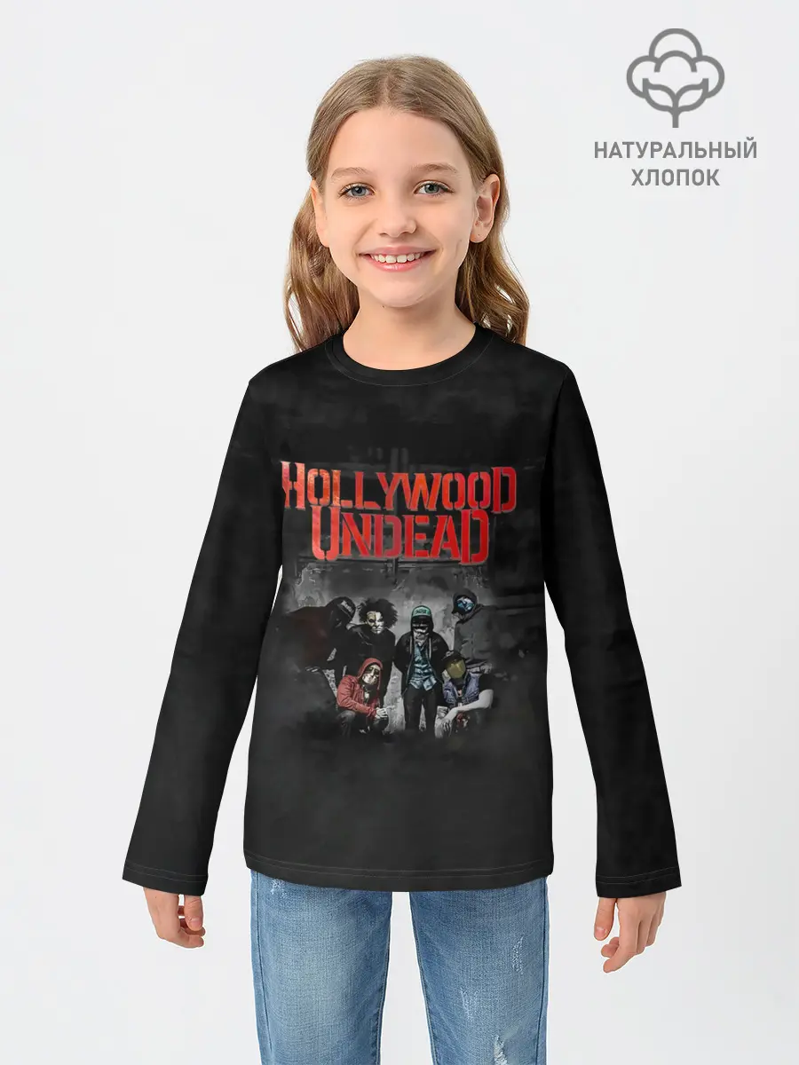 Детский лонгслив / Hollywood Undead - Голливудская нежить