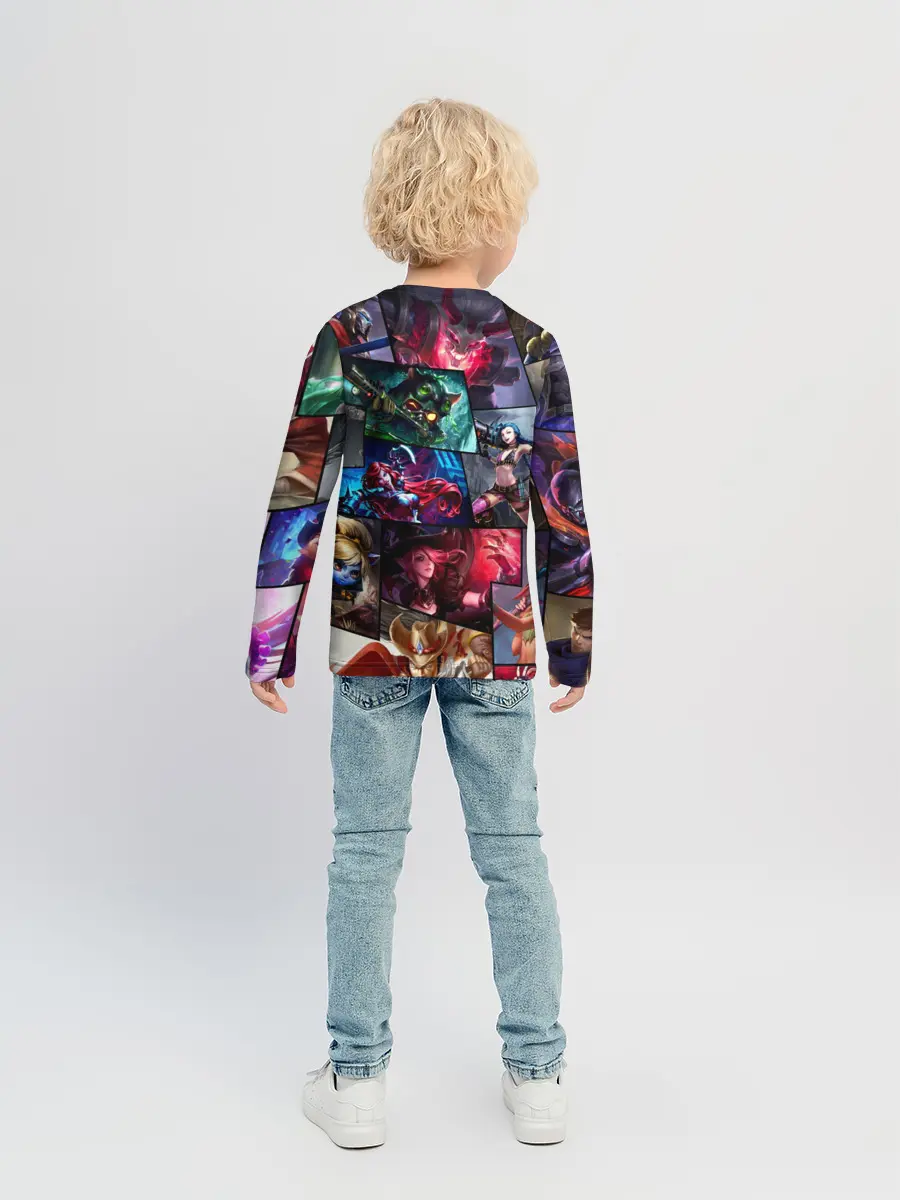 Детский лонгслив / Лига Легенд, чемпионы