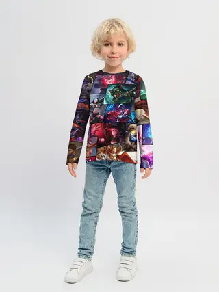 Детский лонгслив / Лига Легенд, чемпионы