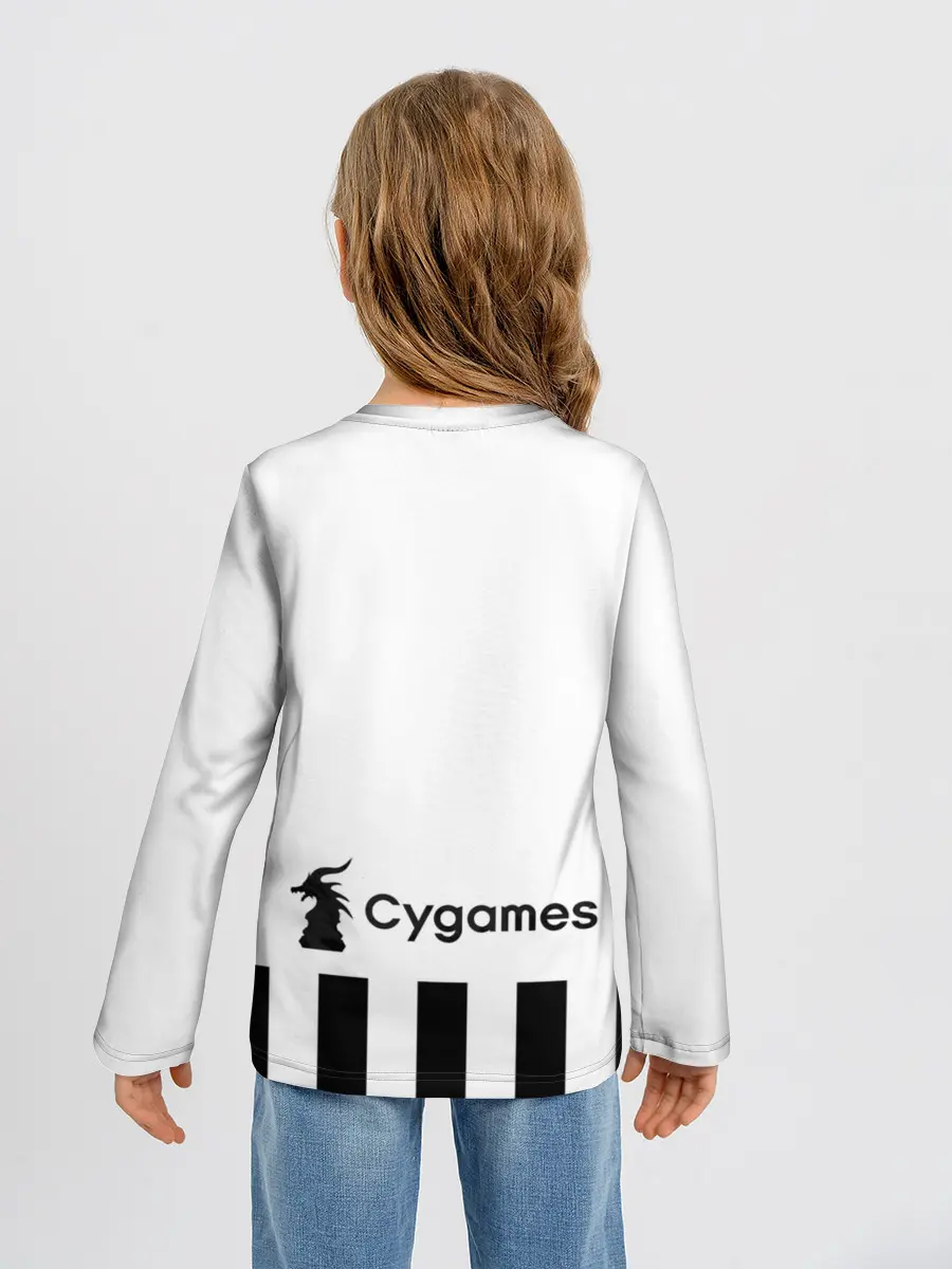 Детский лонгслив / Форма Ювентуса домашняя 2021/2022