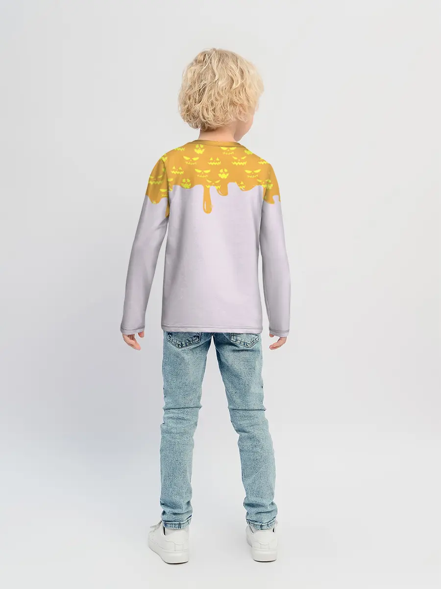 Детский лонгслив / Dab Zombie Halloween