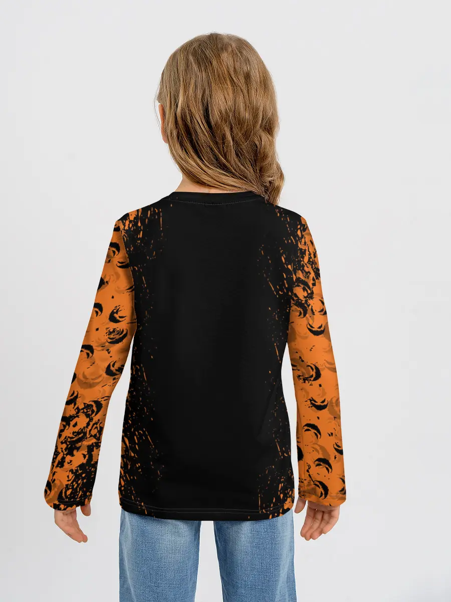 Детский лонгслив / ВЕСЕЛАЯ ТЫКВА | ХЭЛЛОУИН