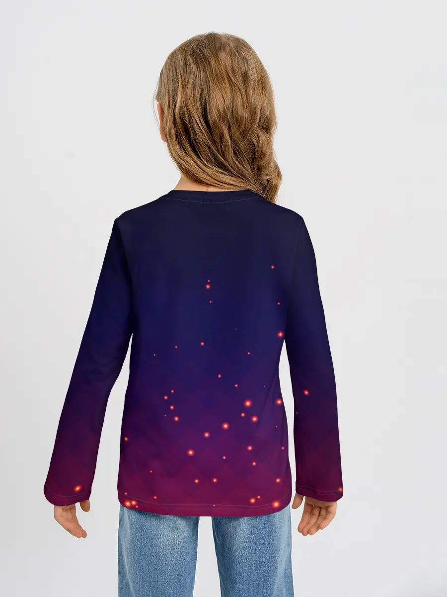 Детский лонгслив / Gradient background