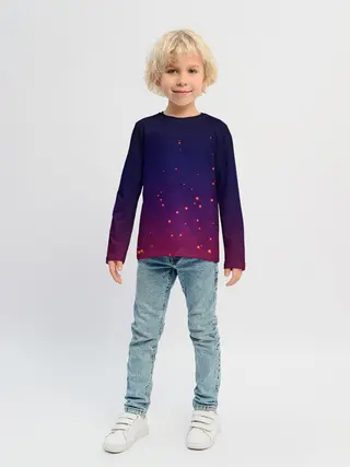 Детский лонгслив / Gradient background