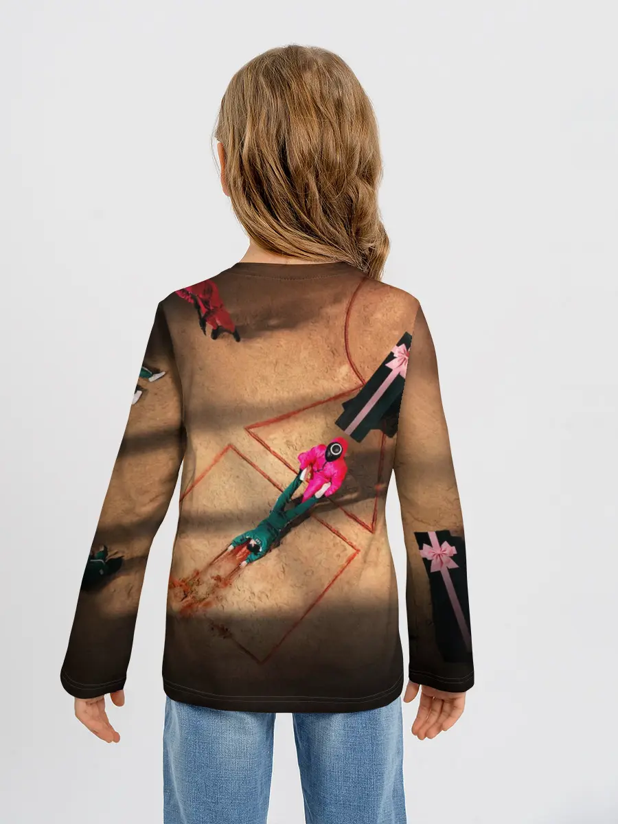 Детский лонгслив / Игра в Кальмара Обложка