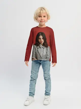 Детский лонгслив / Горячая Лана