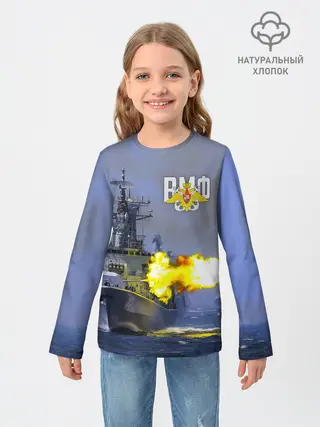 Детский лонгслив / Выстрел из крейсера