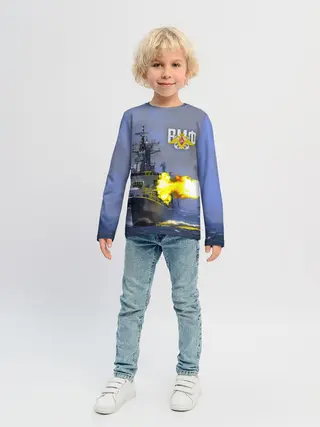 Детский лонгслив / Выстрел из крейсера