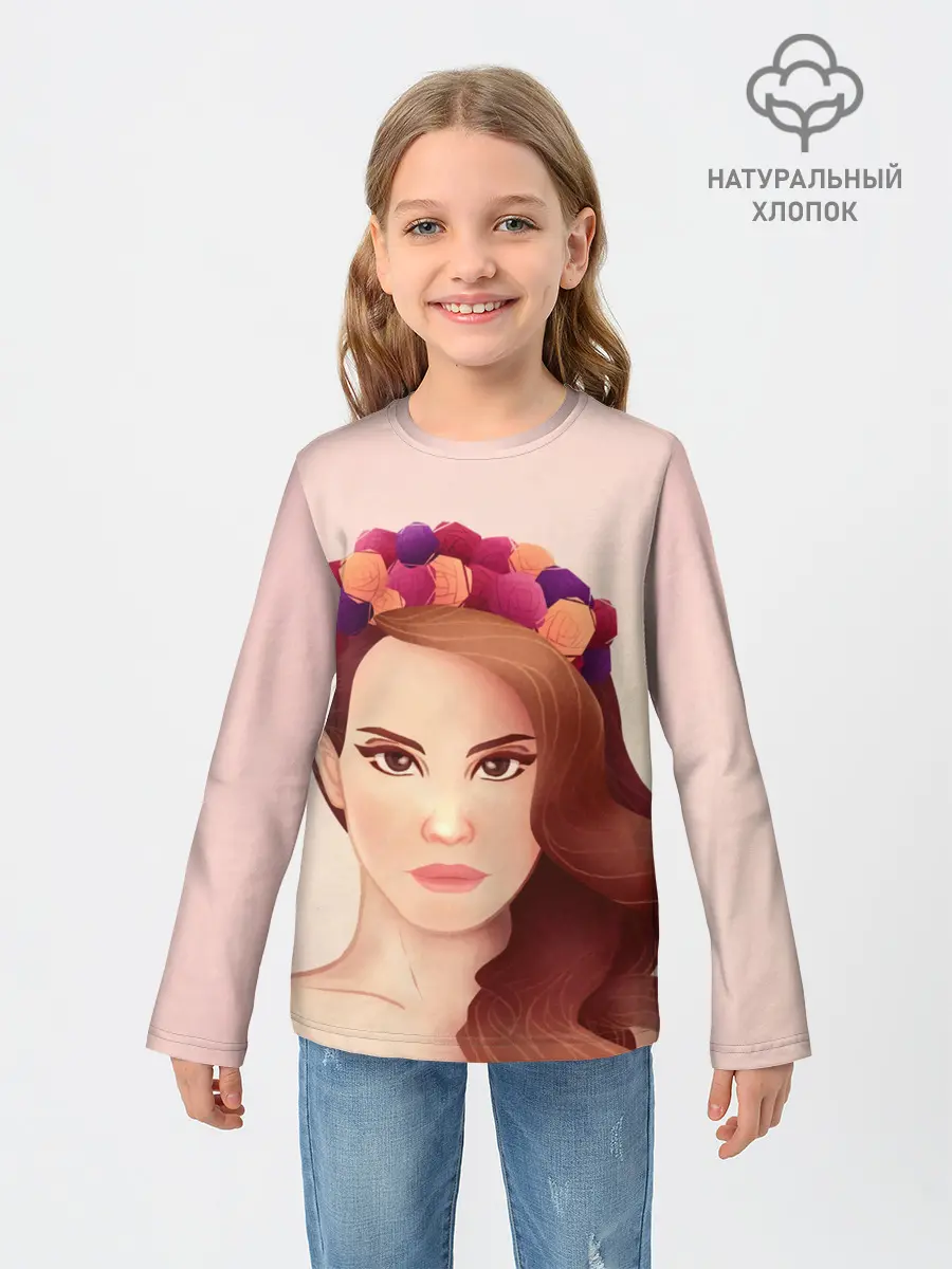 Детский лонгслив / Painted Lana