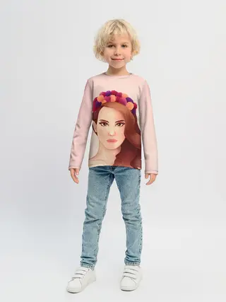 Детский лонгслив / Painted Lana