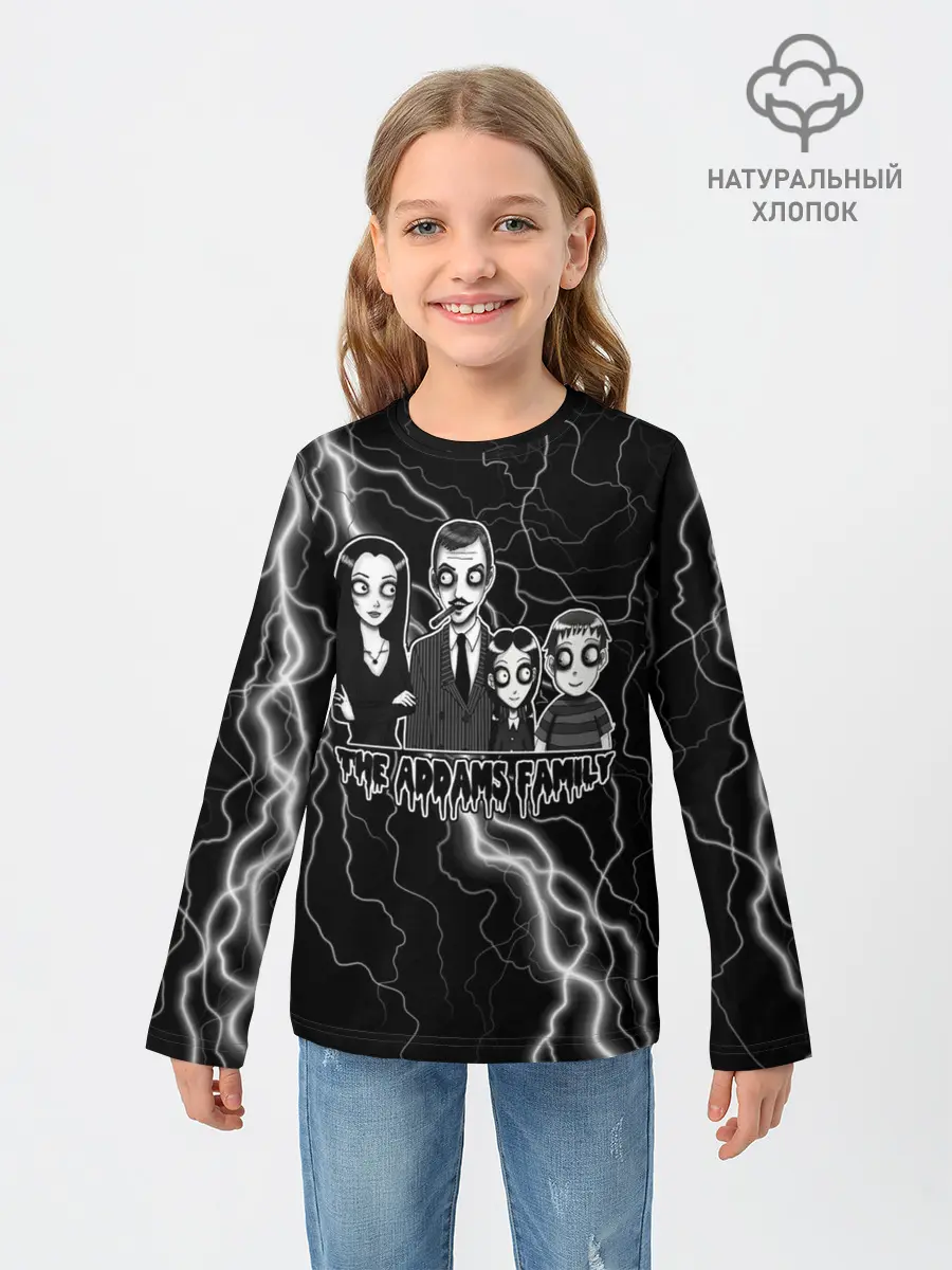 Детский лонгслив / Addams family | Семейка Аддамс