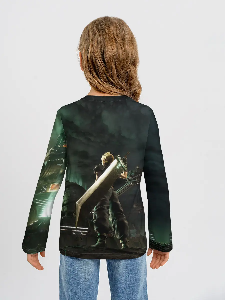 Детский лонгслив / Клауд Страйф FF7