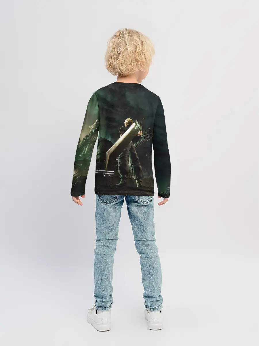 Детский лонгслив / Клауд Страйф FF7