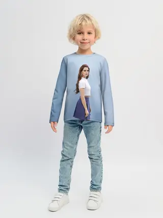 Детский лонгслив / Красивая Лана