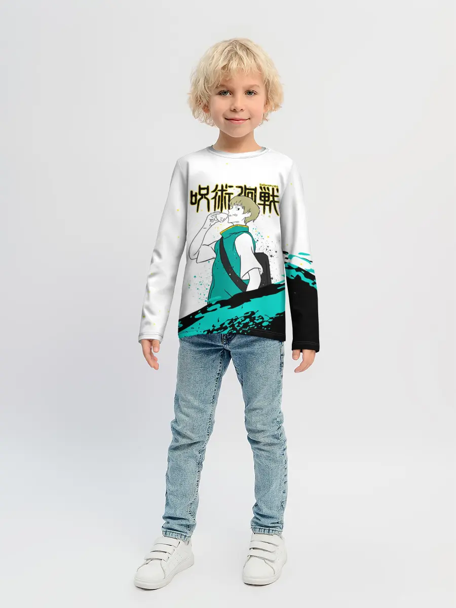 Детский лонгслив / Инумаки Тоге - Магическая битва