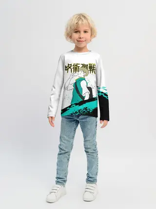 Детский лонгслив / Инумаки Тоге - Магическая битва