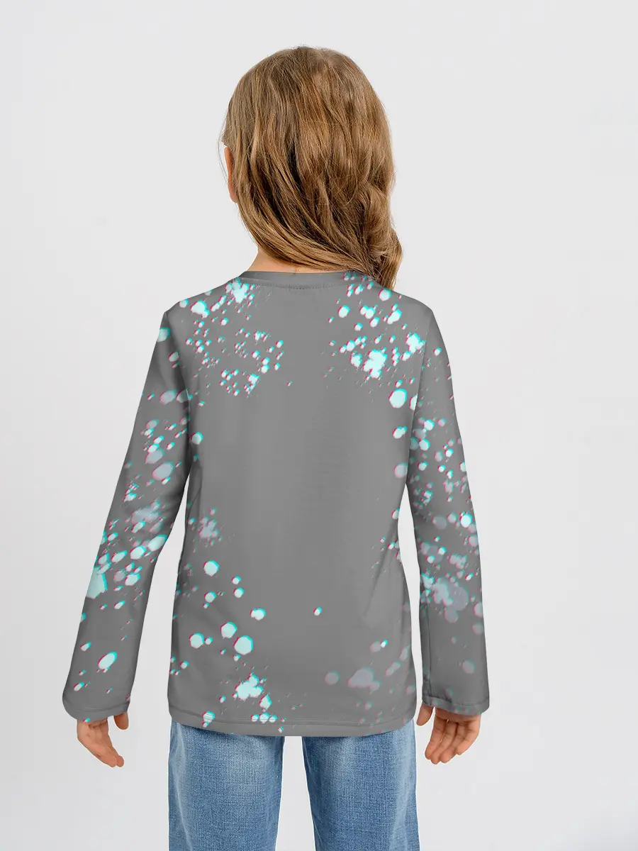 Детский лонгслив / 067 | ГЛИТЧ