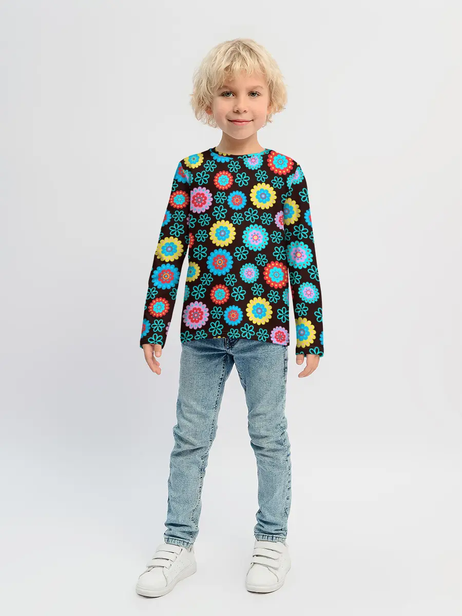Детский лонгслив / Flоwers