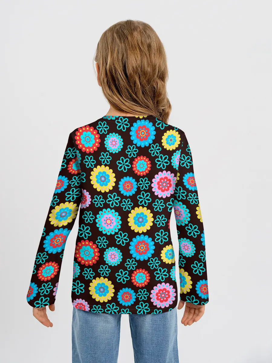 Детский лонгслив / Flоwers