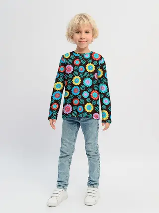 Детский лонгслив / Flоwers