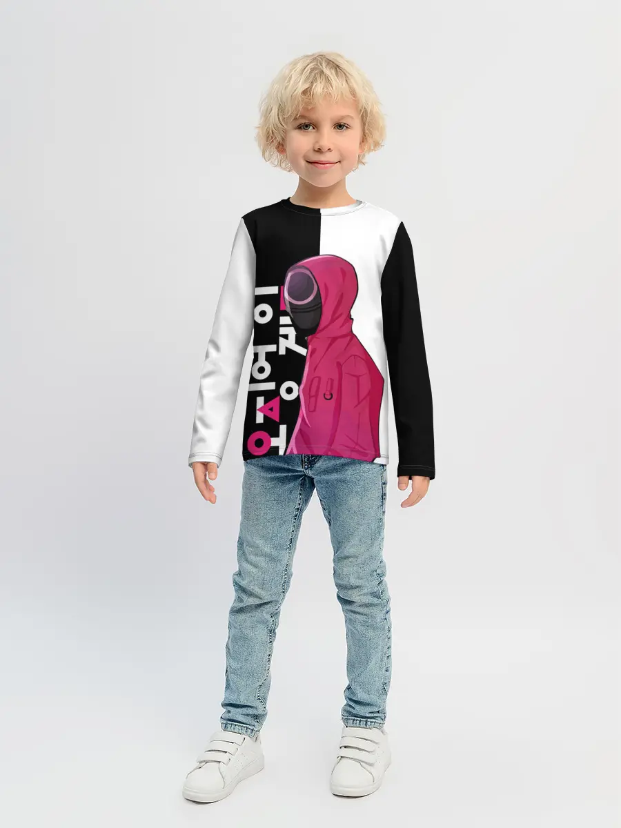 Детский лонгслив / Игра в кальмара / Squid Game.