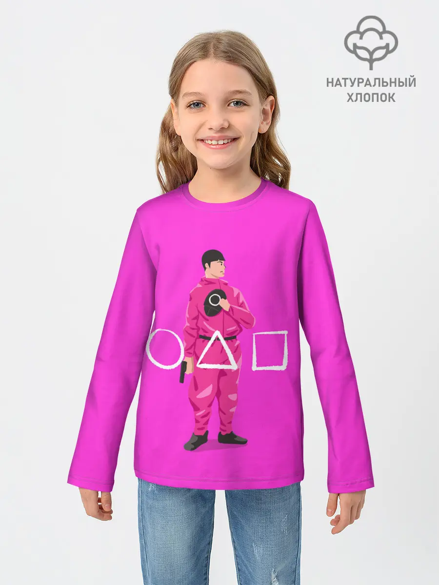 Детский лонгслив / Круги в деле