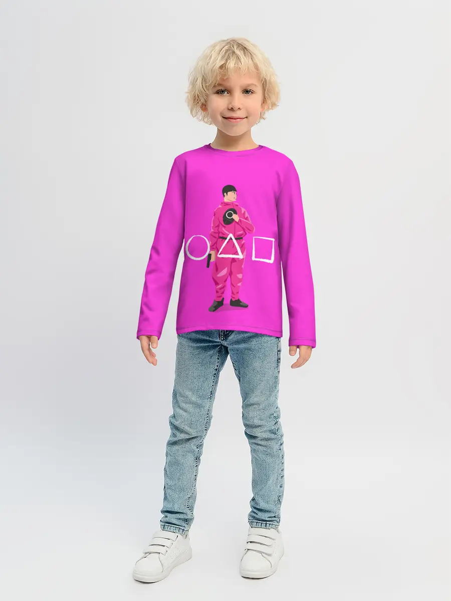 Детский лонгслив / Круги в деле