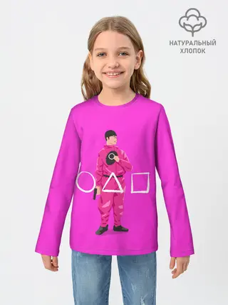 Детский лонгслив / Круги в деле