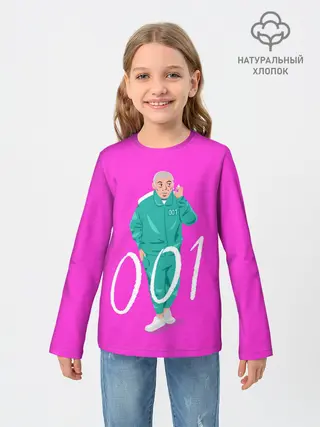 Детский лонгслив / Player 001