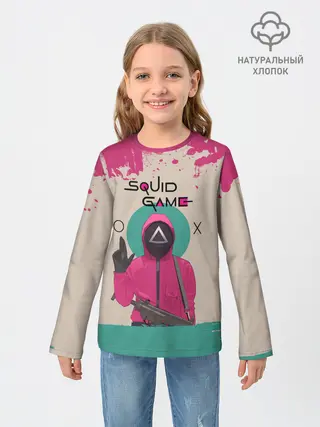 Детский лонгслив / ТРЕУГОЛЬНИК НА КАРАУЛЕ