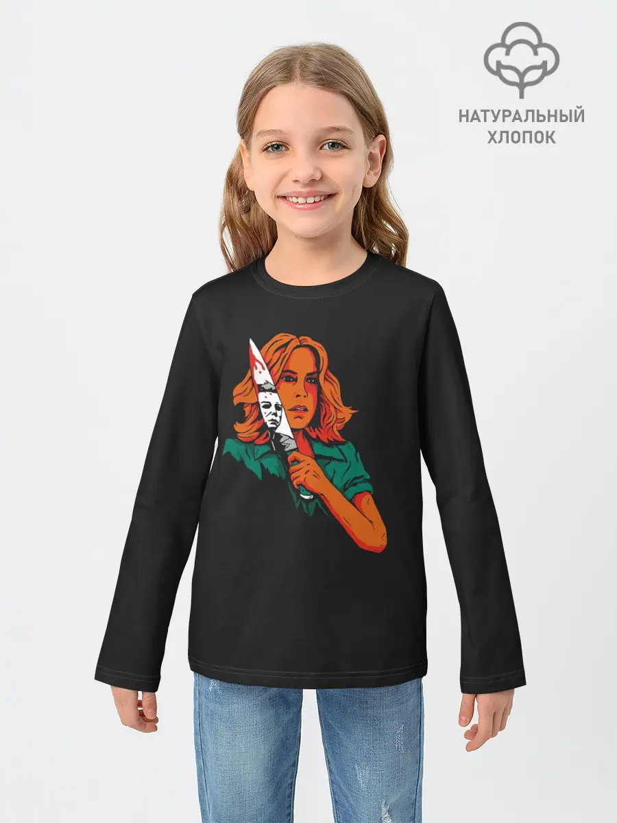 Детский лонгслив / Лори. Хэллоуин